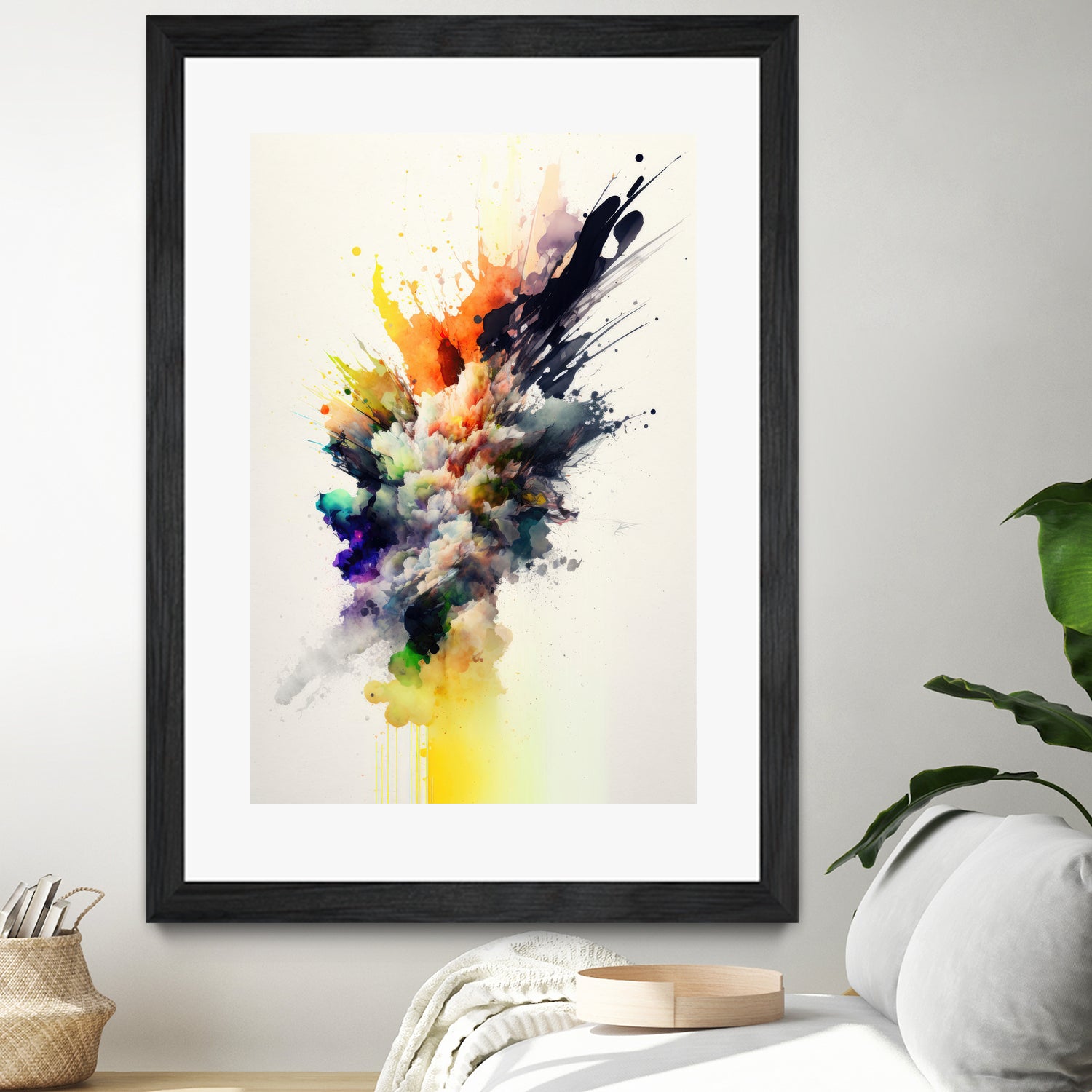 Colorful Explosion by Mauro on GIANT ART - splatter illustration splatter