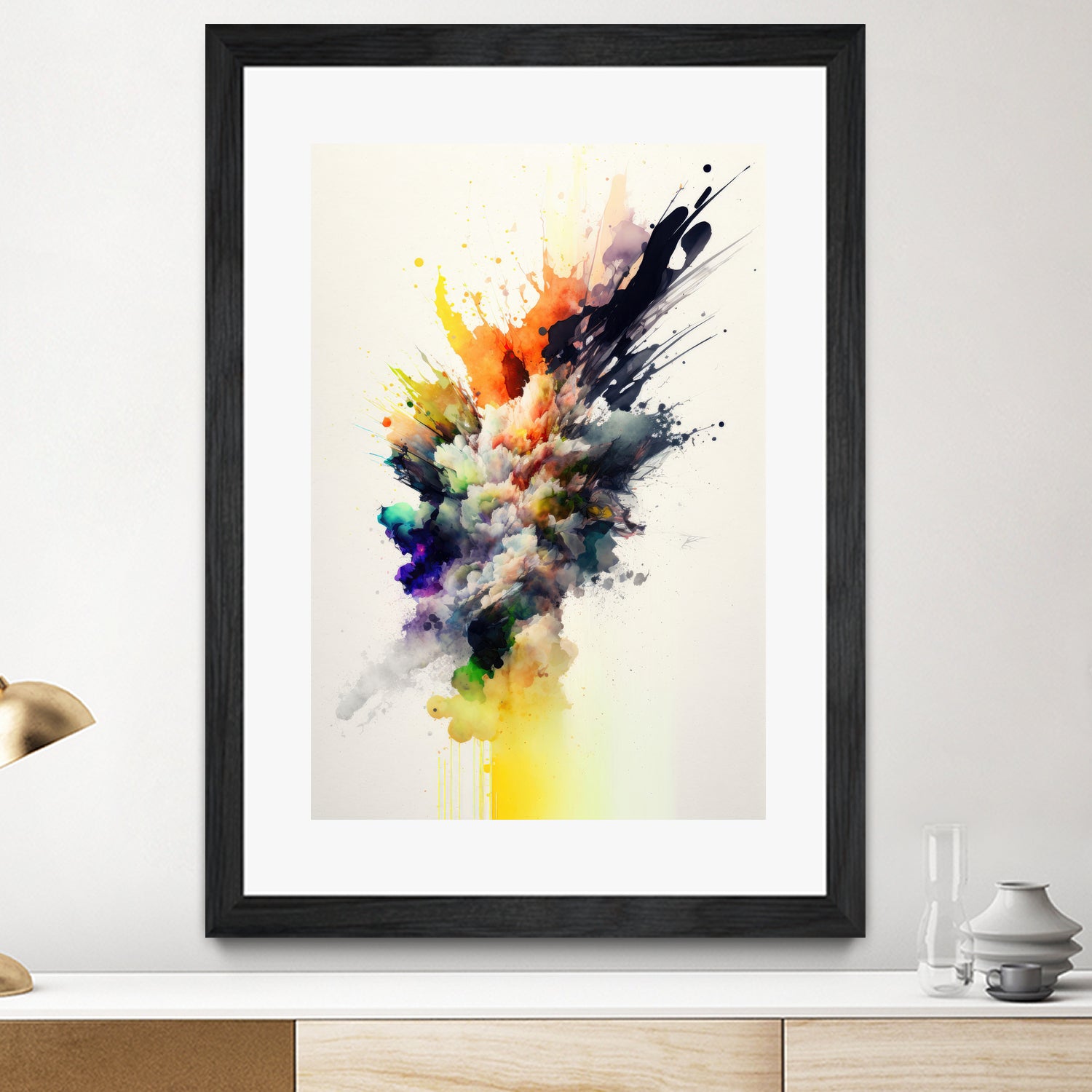 Colorful Explosion by Mauro on GIANT ART - splatter illustration splatter
