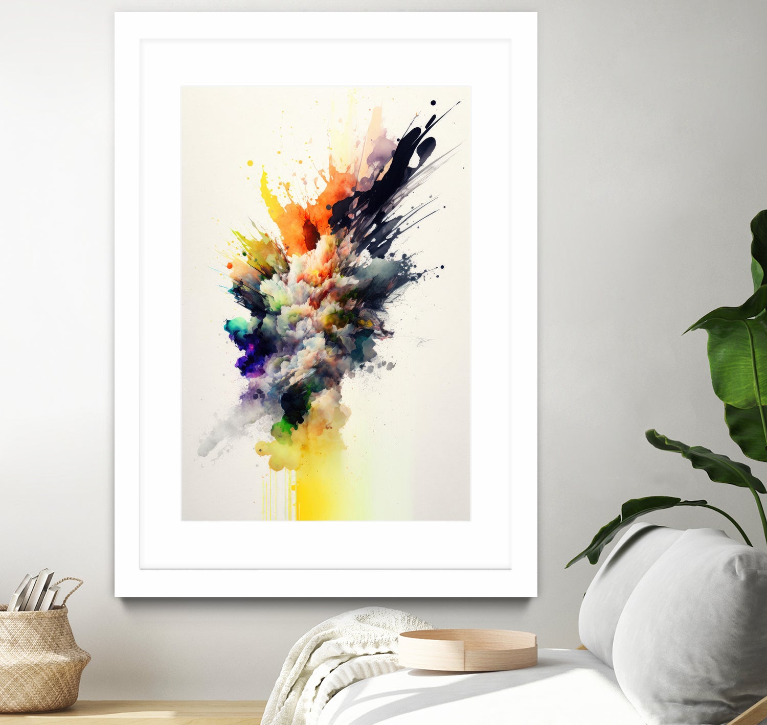 Colorful Explosion by Mauro on GIANT ART - splatter illustration splatter