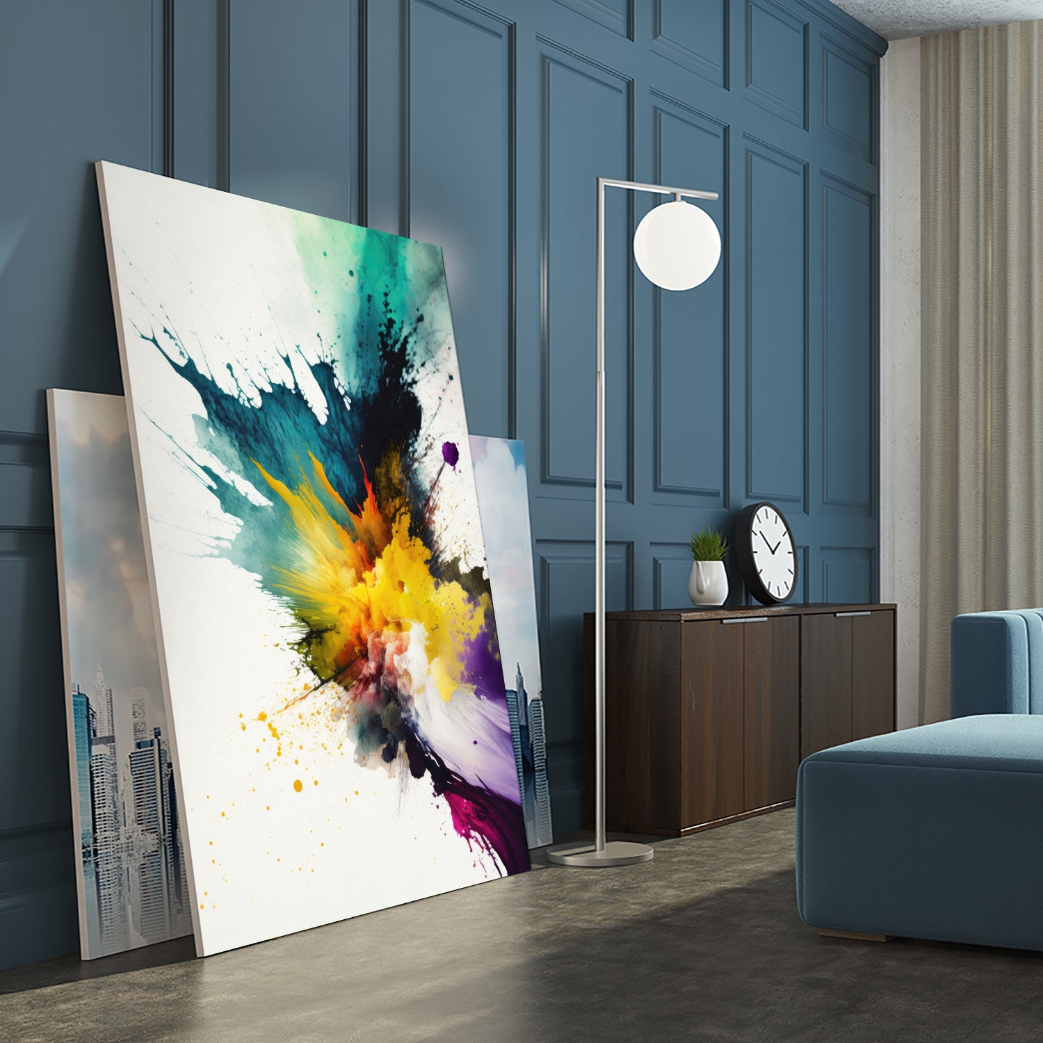 Chromatic Chaos by Mauro on GIANT ART - vibrant artwork illustration vibrant artwork