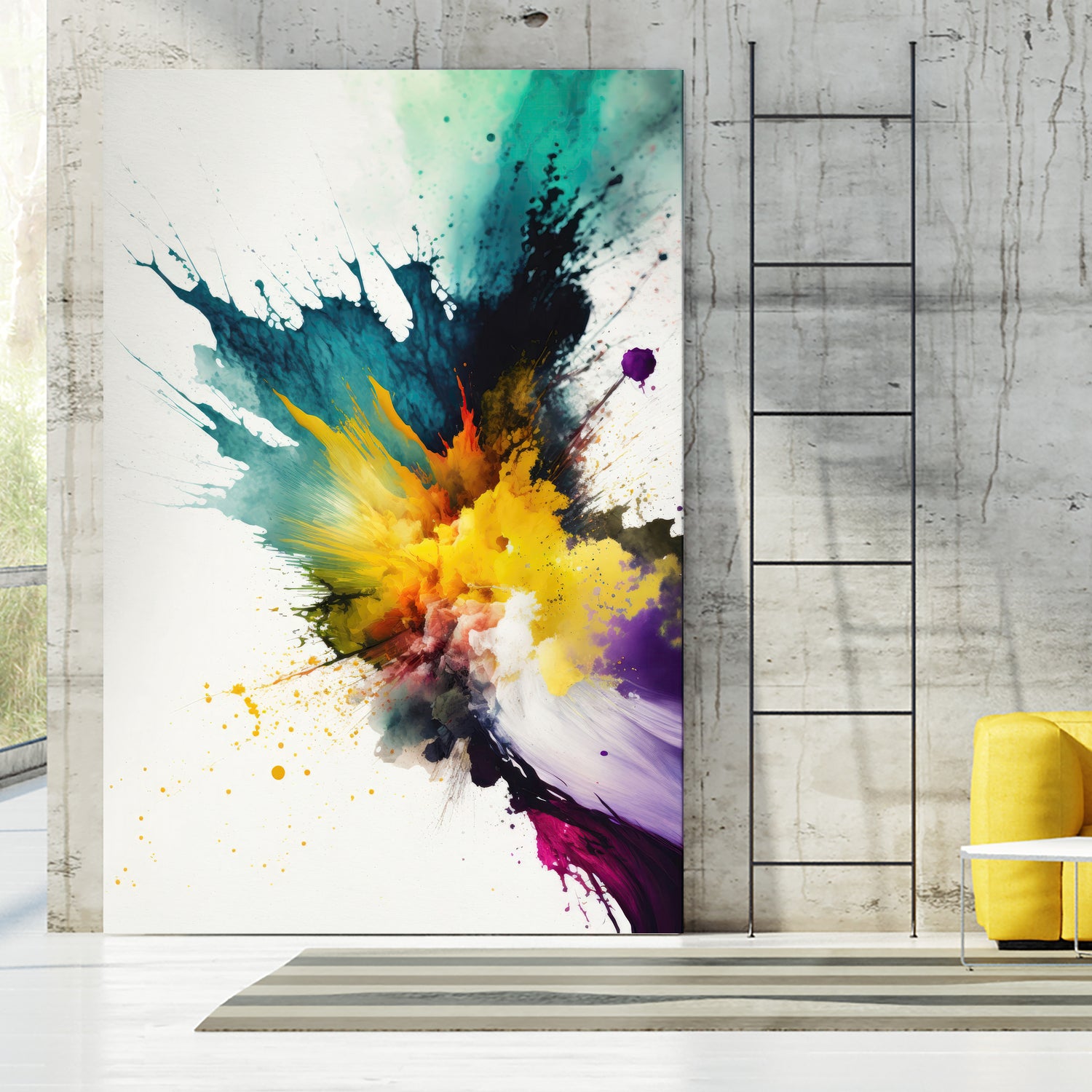 Chromatic Chaos by Mauro on GIANT ART - vibrant artwork illustration vibrant artwork