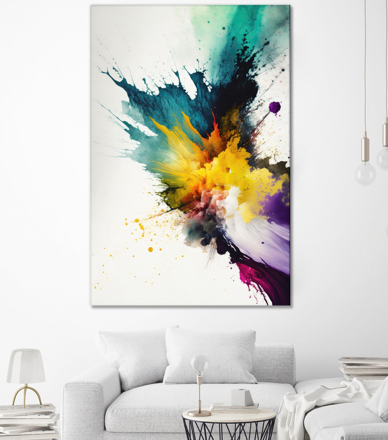 Chromatic Chaos by Mauro on GIANT ART - vibrant artwork illustration vibrant artwork