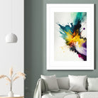 Chromatic Chaos by Mauro on GIANT ART - vibrant artwork illustration vibrant artwork