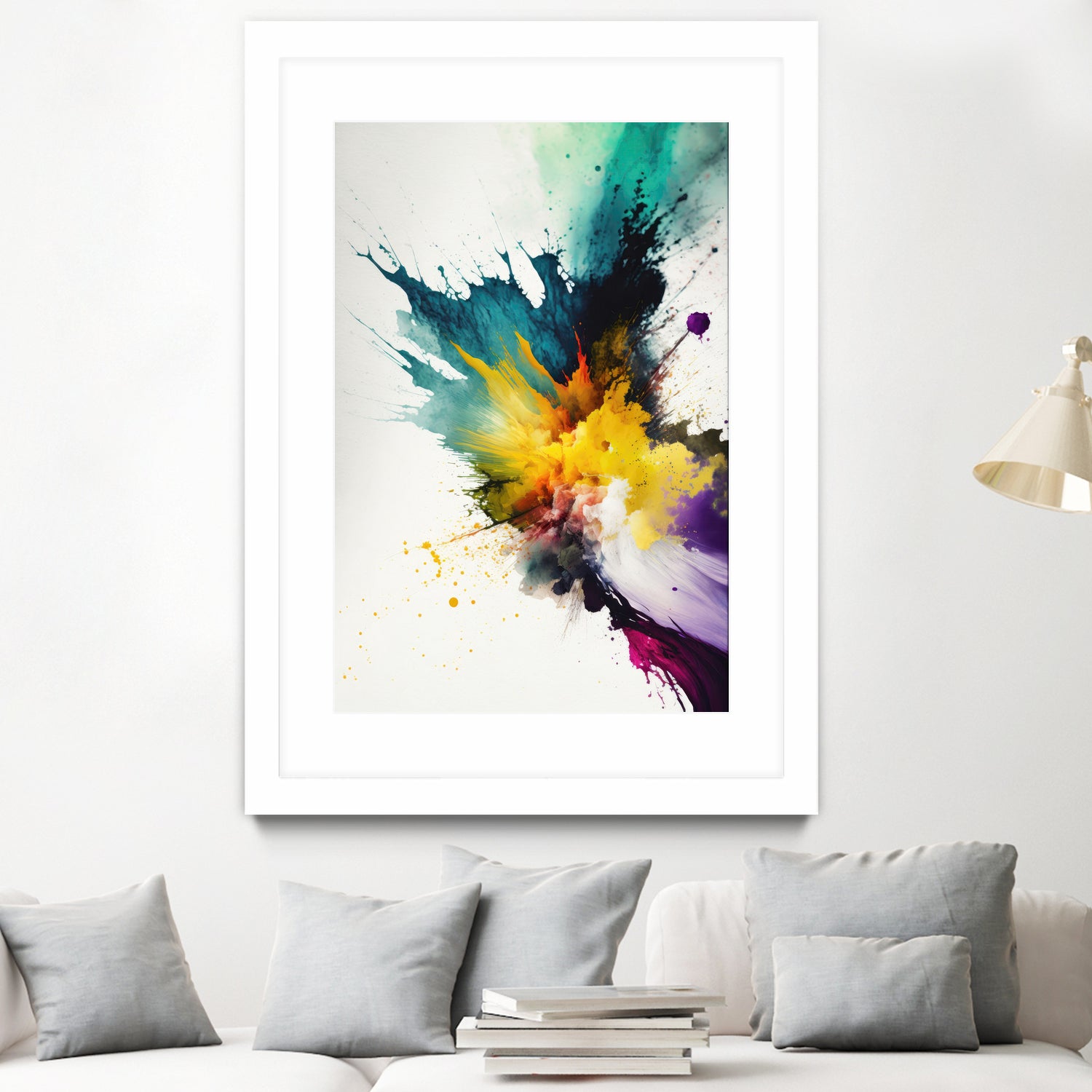 Chromatic Chaos by Mauro on GIANT ART - vibrant artwork illustration vibrant artwork