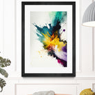 Chromatic Chaos by Mauro on GIANT ART - vibrant artwork illustration vibrant artwork