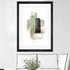 Simple Green-3 by Sally Ann Moss on GIANT ART - geometric geometric geometric