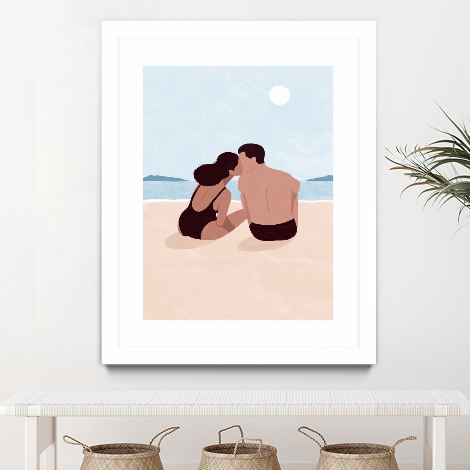 First Kiss by Maja on GIANT ART - illustration love