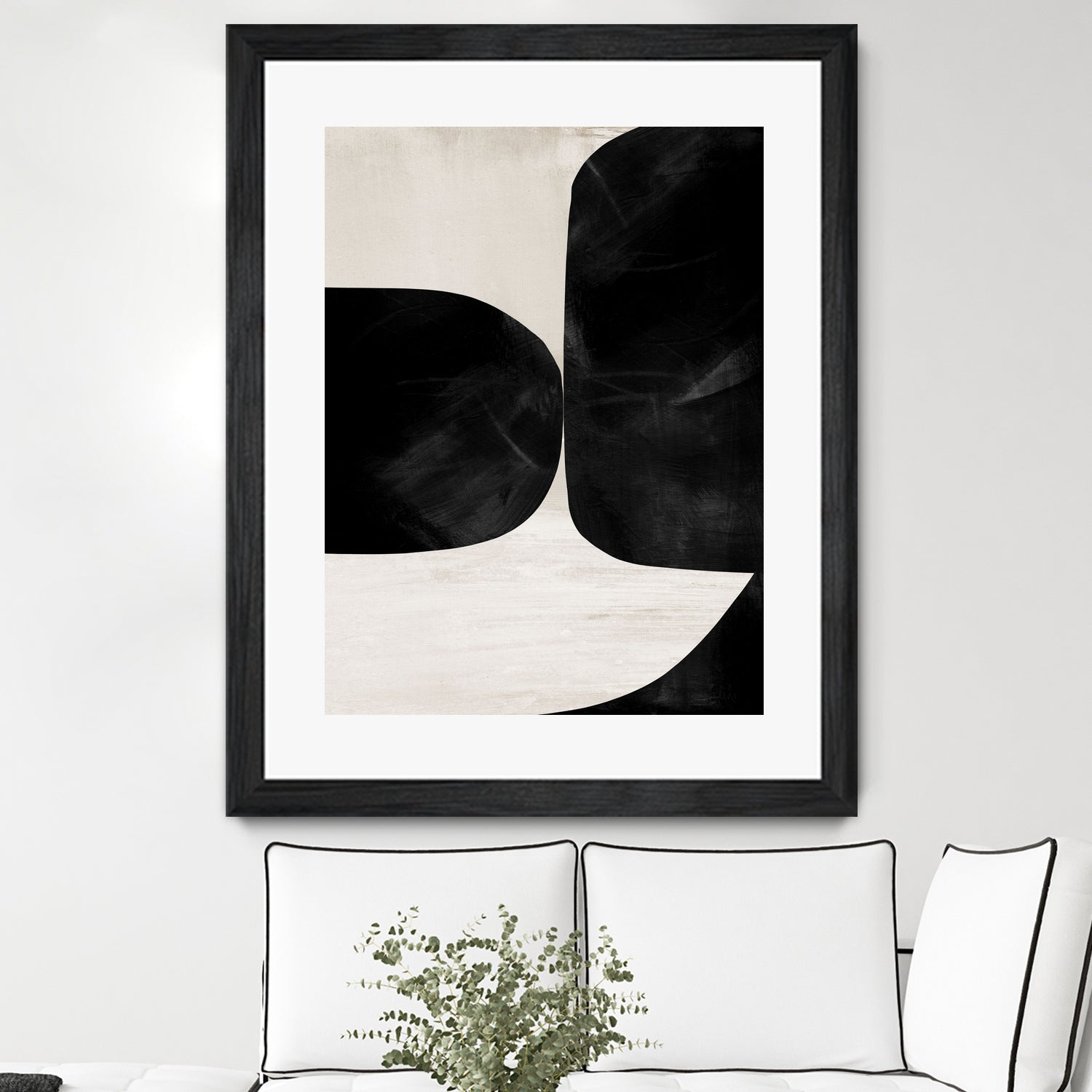 Night No2 by Dan on GIANT ART - abstract bw