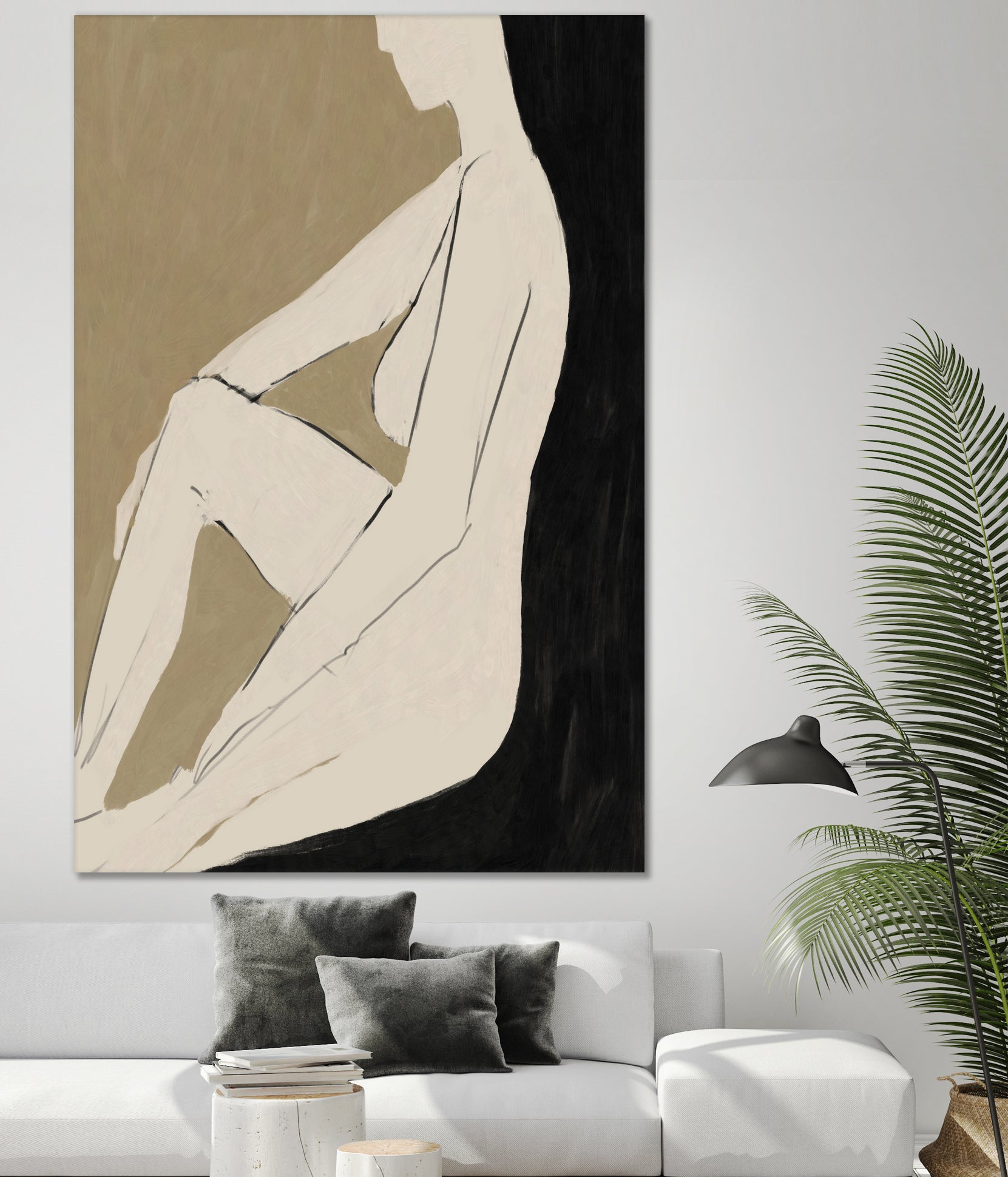 Chill by Dan on GIANT ART - abstract woman