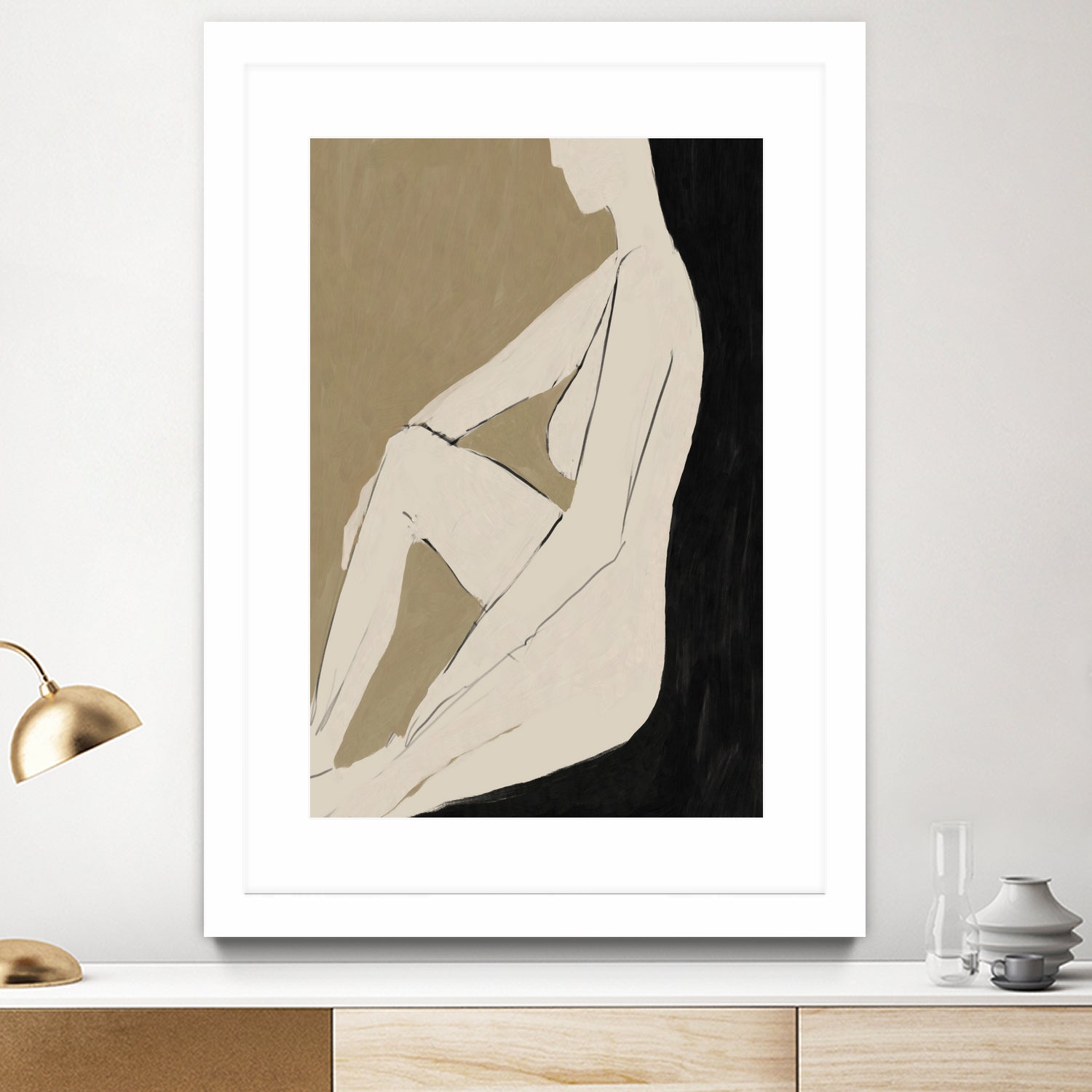 Chill by Dan on GIANT ART - abstract woman