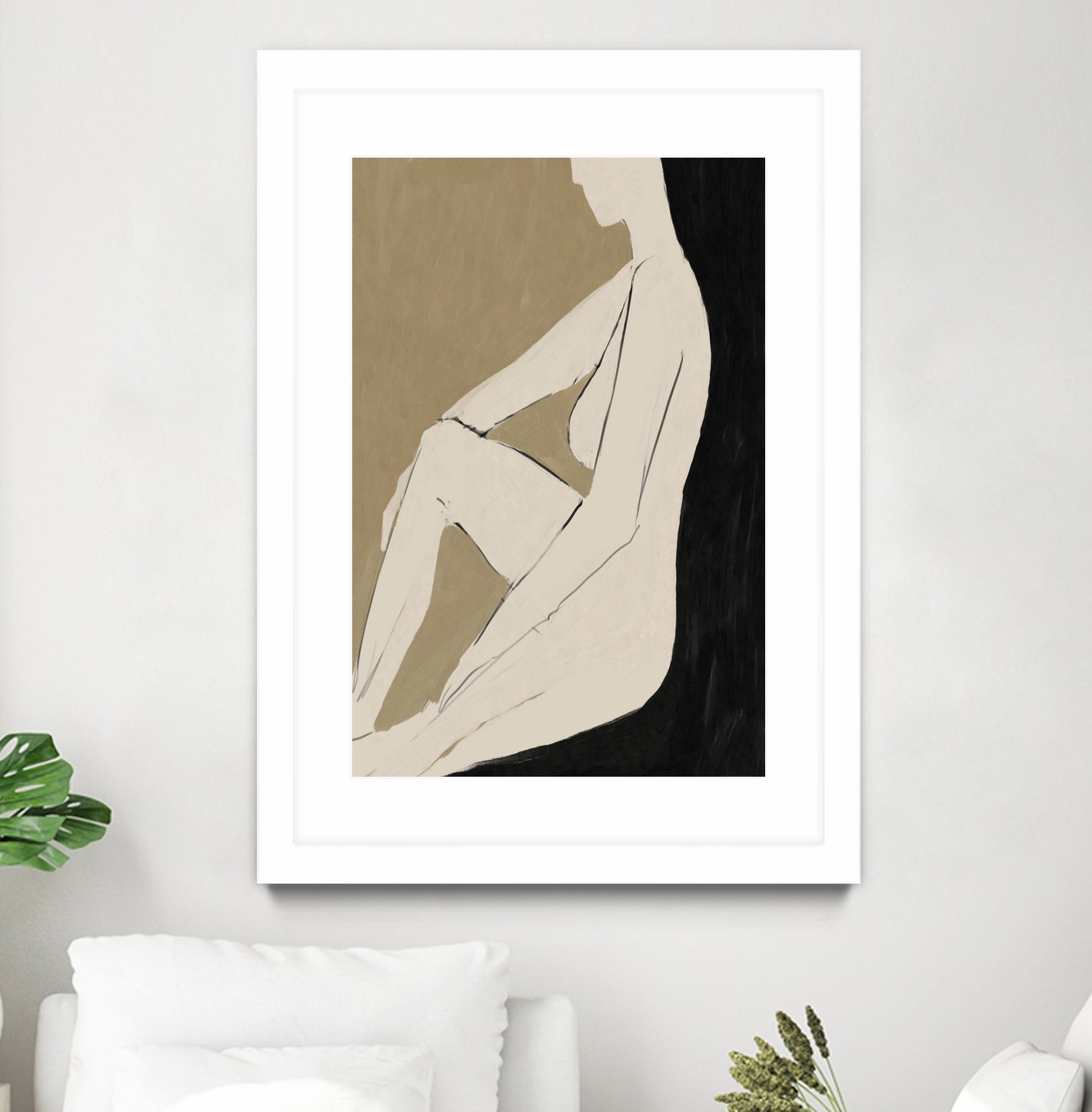 Chill by Dan on GIANT ART - abstract woman