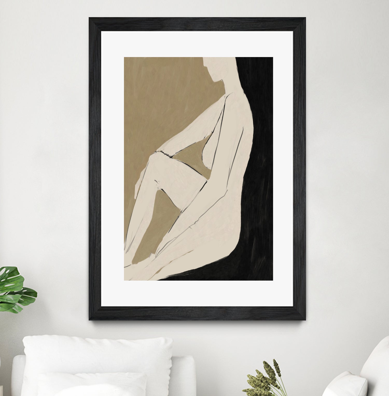 Chill by Dan on GIANT ART - abstract woman