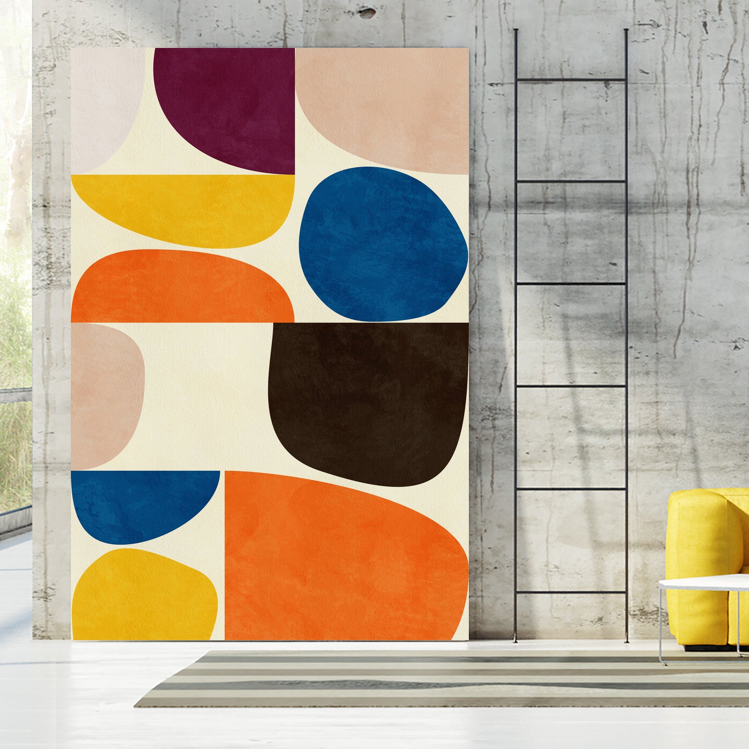 Vivid Bauhaus by Ana Rut Bre on GIANT ART -  abstract