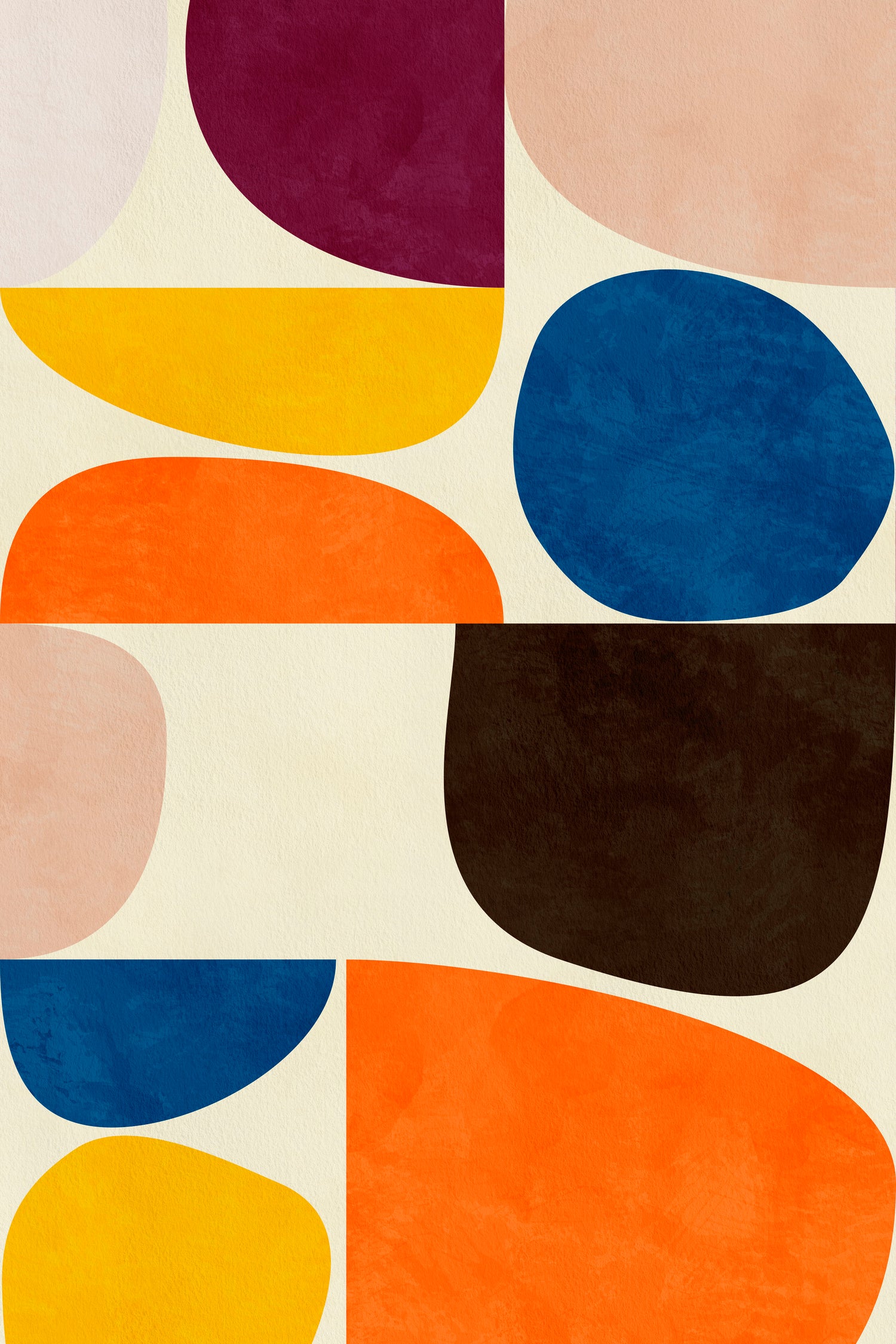 Vivid Bauhaus by Ana Rut Bre on GIANT ART -  abstract