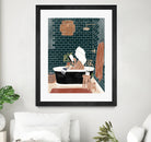 Bathroom Babe by Ivy Green Illustrations on GIANT ART - home illustration home