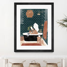 Bathroom Babe by Ivy Green Illustrations on GIANT ART - home illustration home