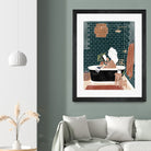 Bathroom Babe by Ivy Green Illustrations on GIANT ART - home illustration home