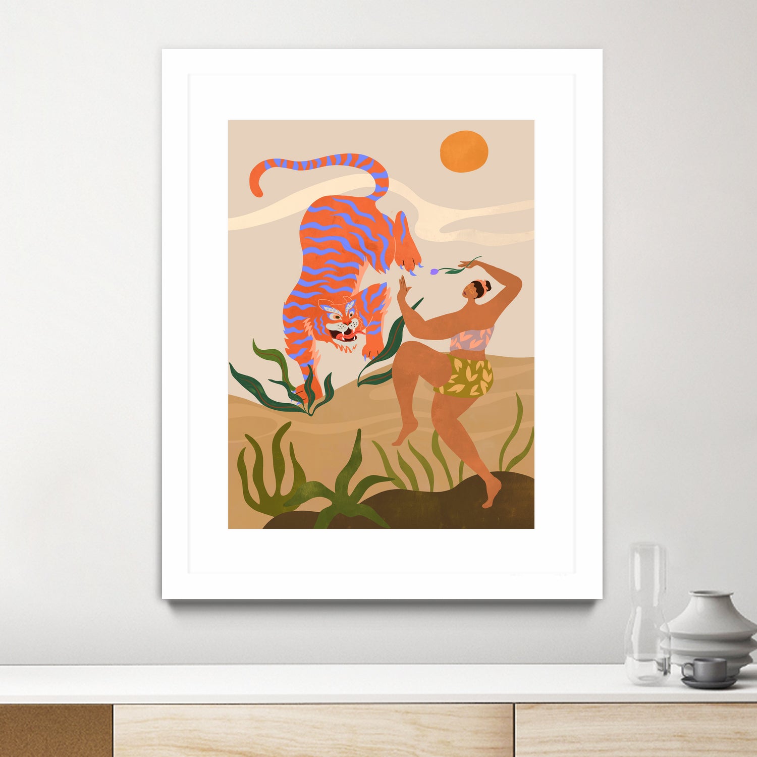 Dance With Me by Arty Guava on GIANT ART - illustration color