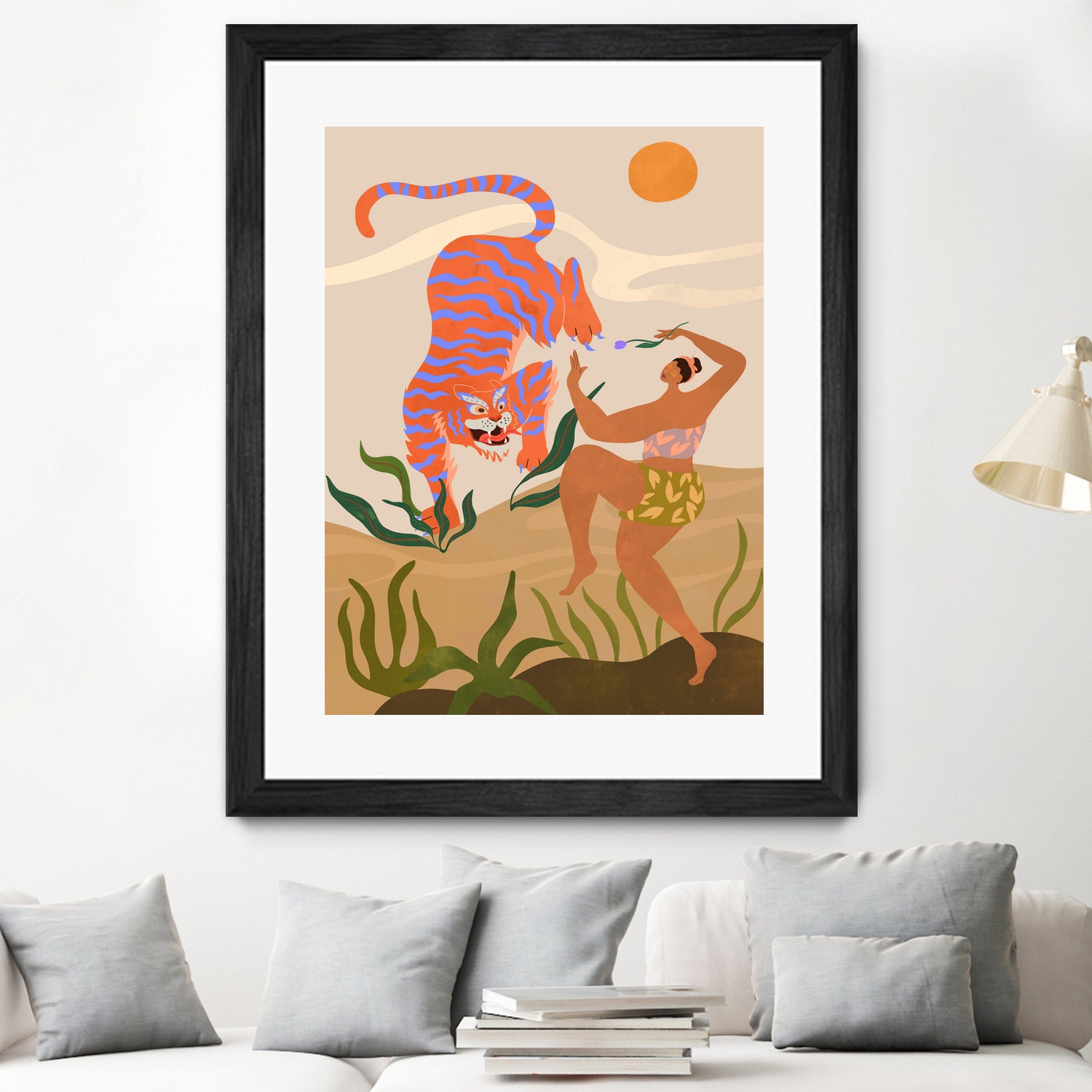 Dance With Me by Arty Guava on GIANT ART - illustration color