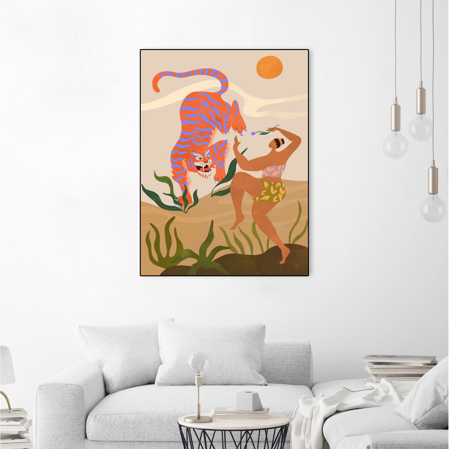 Dance With Me by Arty Guava on GIANT ART - illustration color