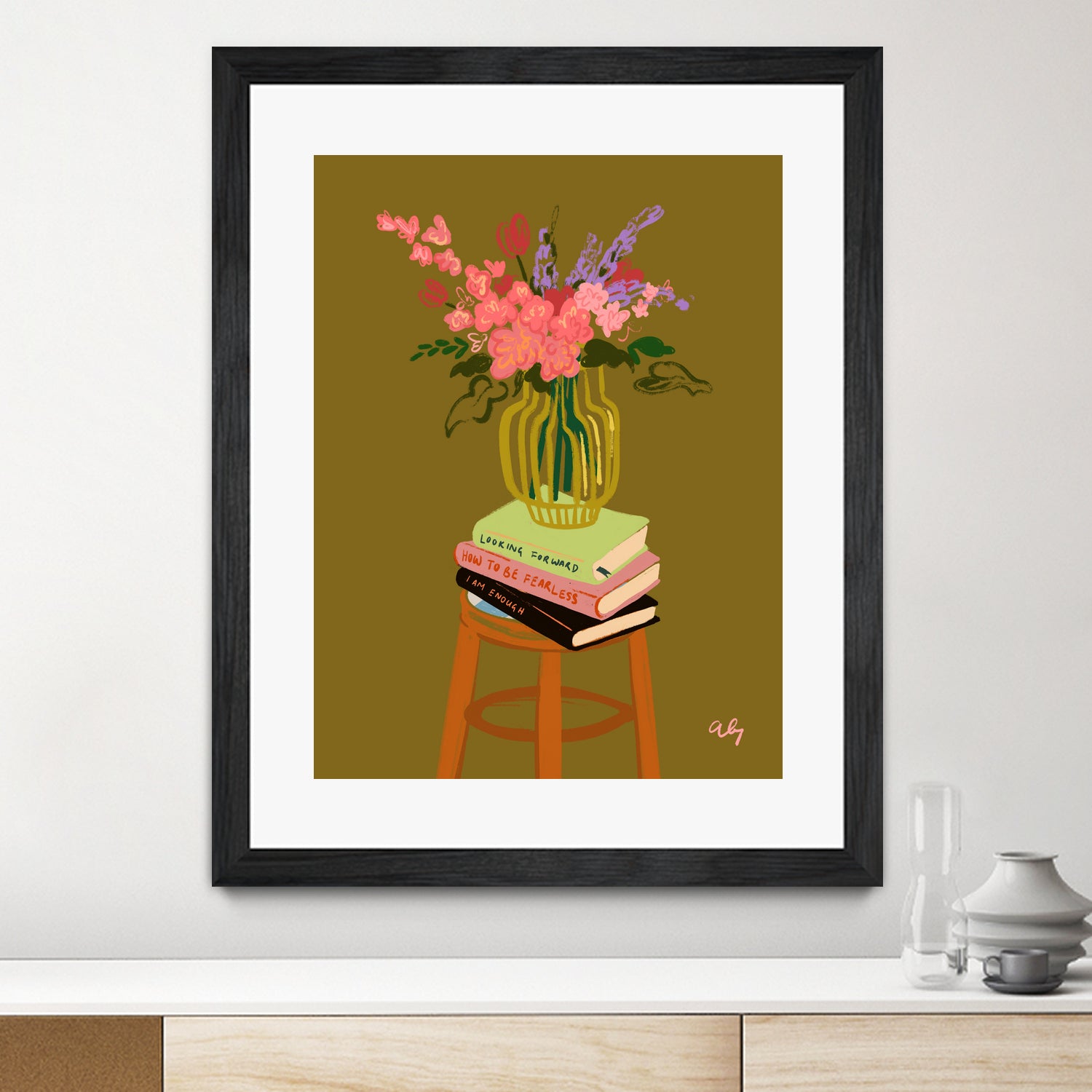 Floral Vase by Arty on GIANT ART - flowers and plants flower