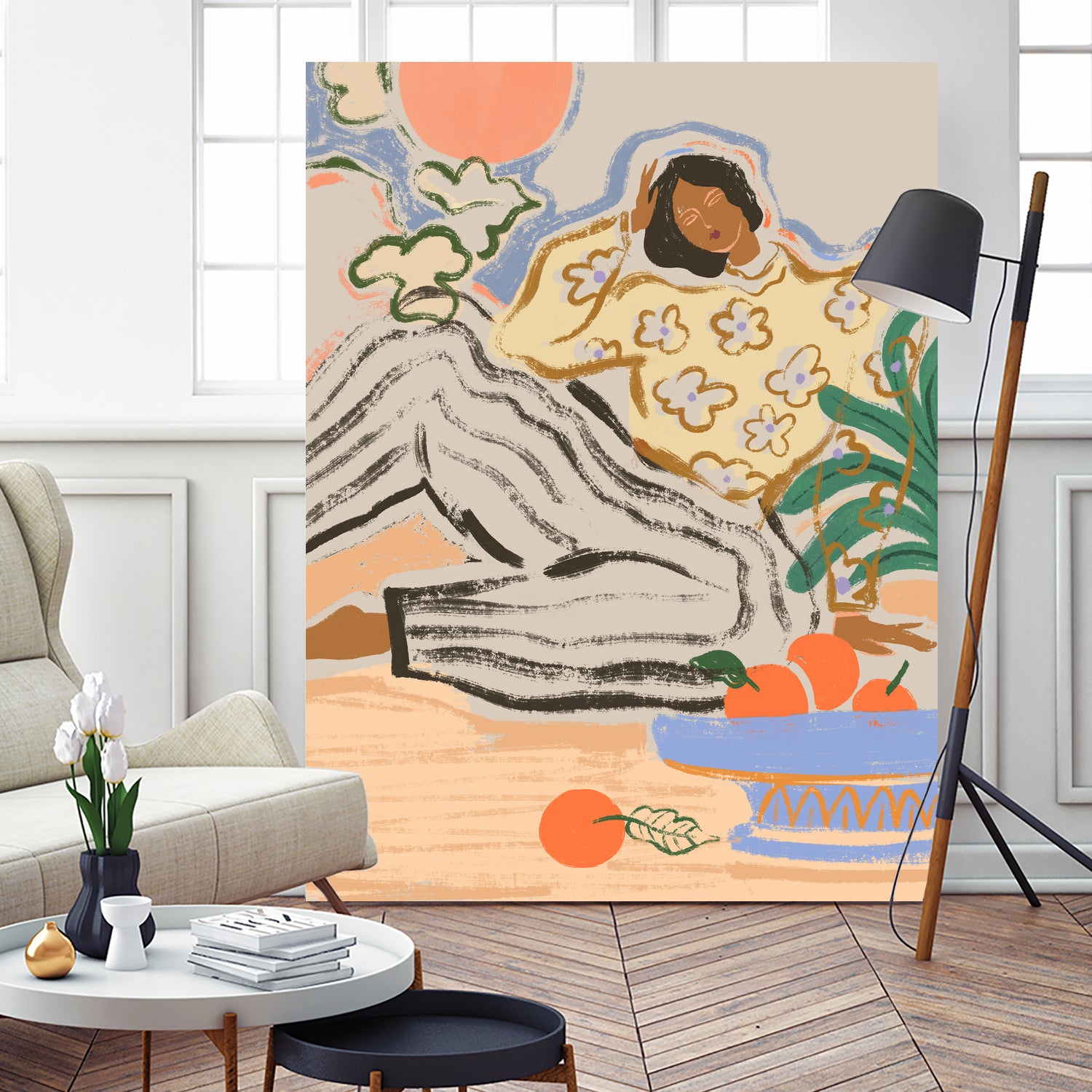 Lazydays by Arty on GIANT ART - orange figurative