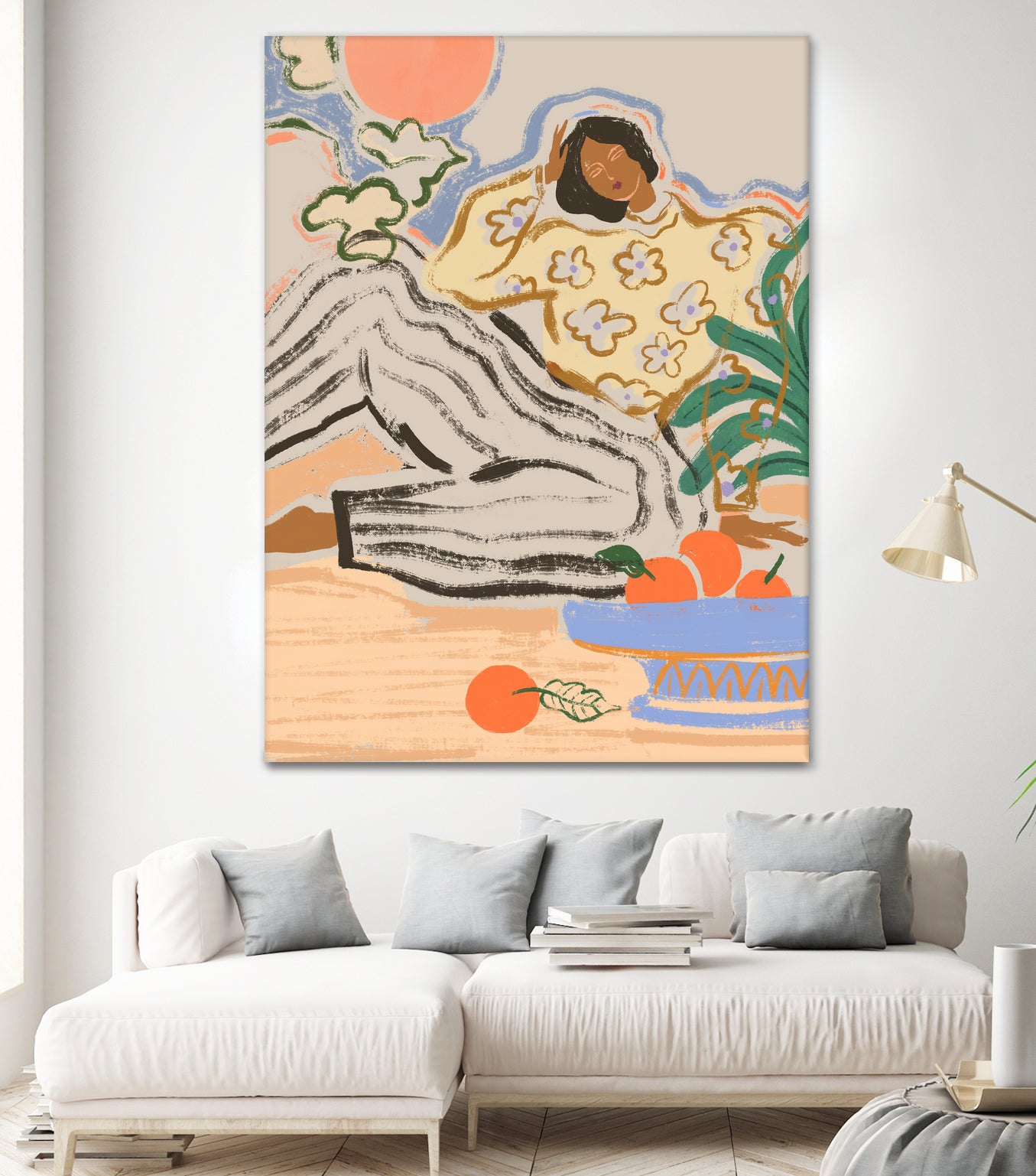 Lazydays by Arty on GIANT ART - orange figurative