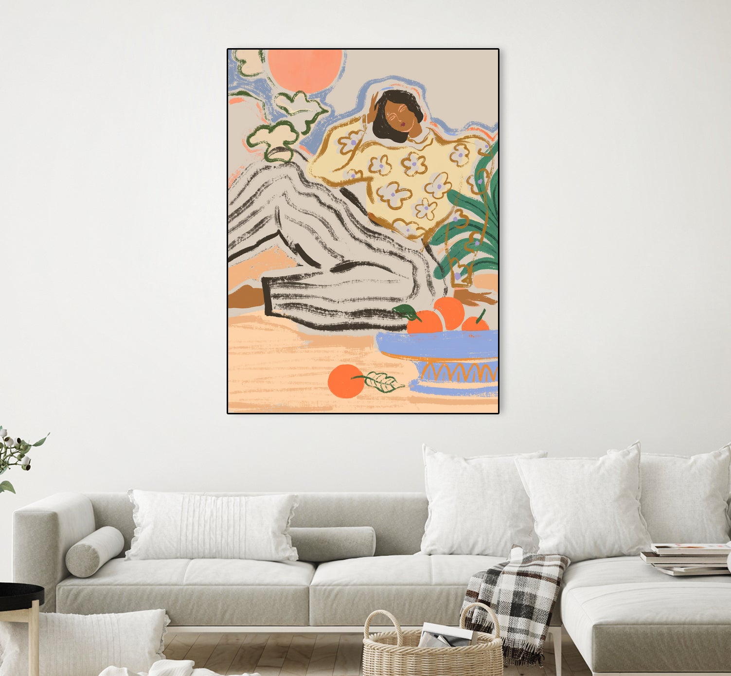 Lazydays by Arty on GIANT ART - orange figurative