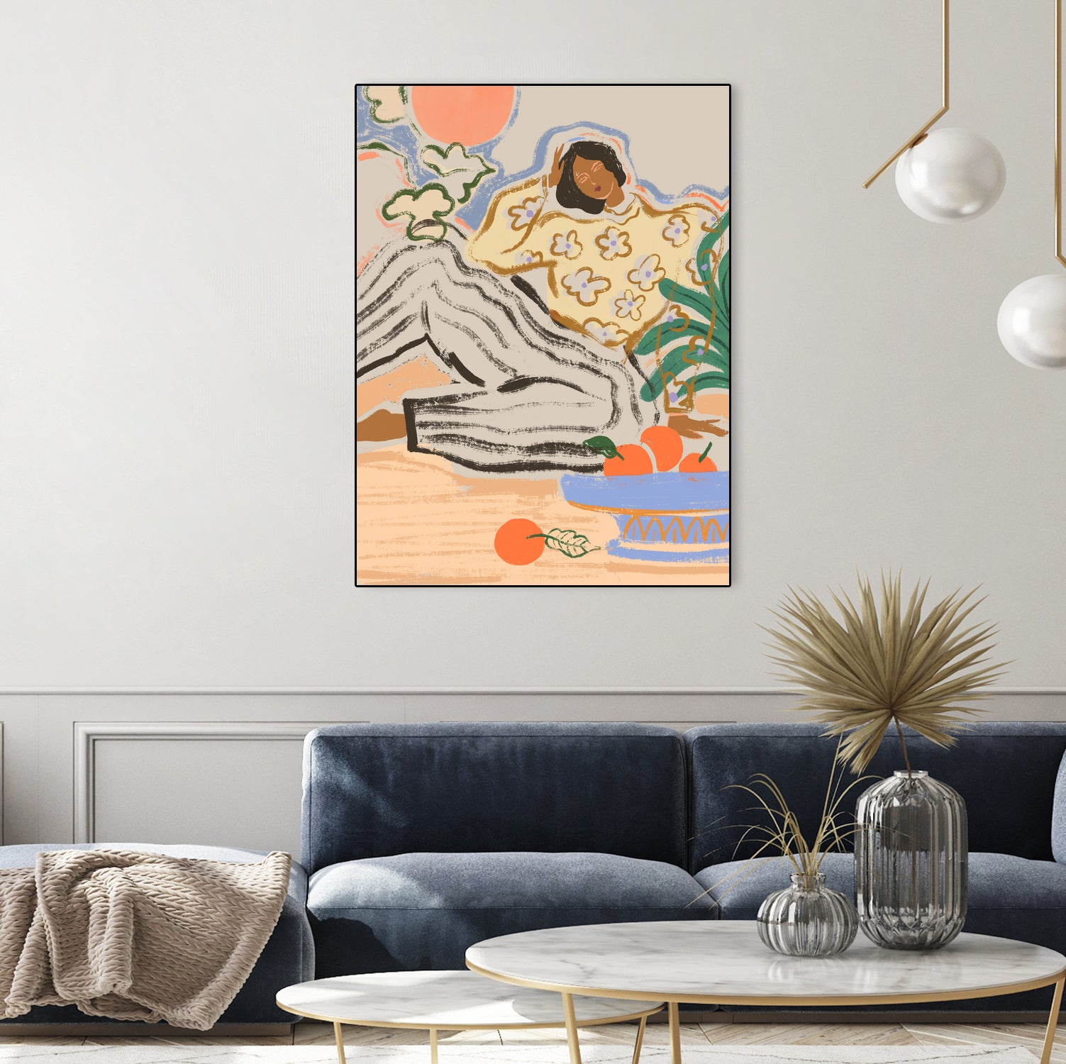 Lazydays by Arty on GIANT ART - orange figurative