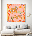 Rawring Playmates by Arty Guava on GIANT ART - illustration animal