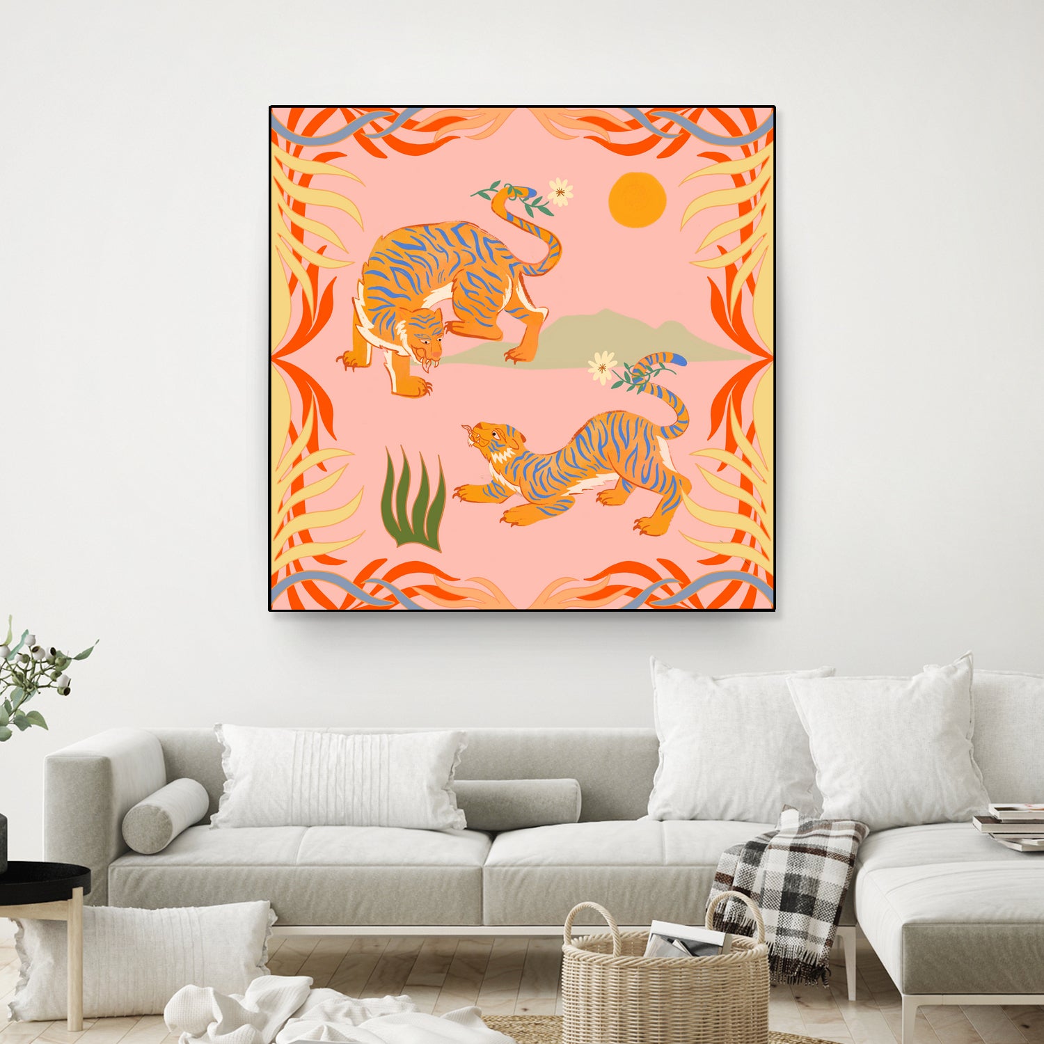 Rawring Playmates by Arty Guava on GIANT ART - illustration animal