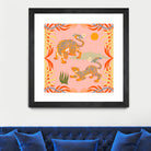 Rawring Playmates by Arty Guava on GIANT ART - illustration animal