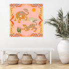 Rawring Playmates by Arty Guava on GIANT ART - illustration animal