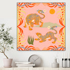 Rawring Playmates by Arty Guava on GIANT ART - illustration animal