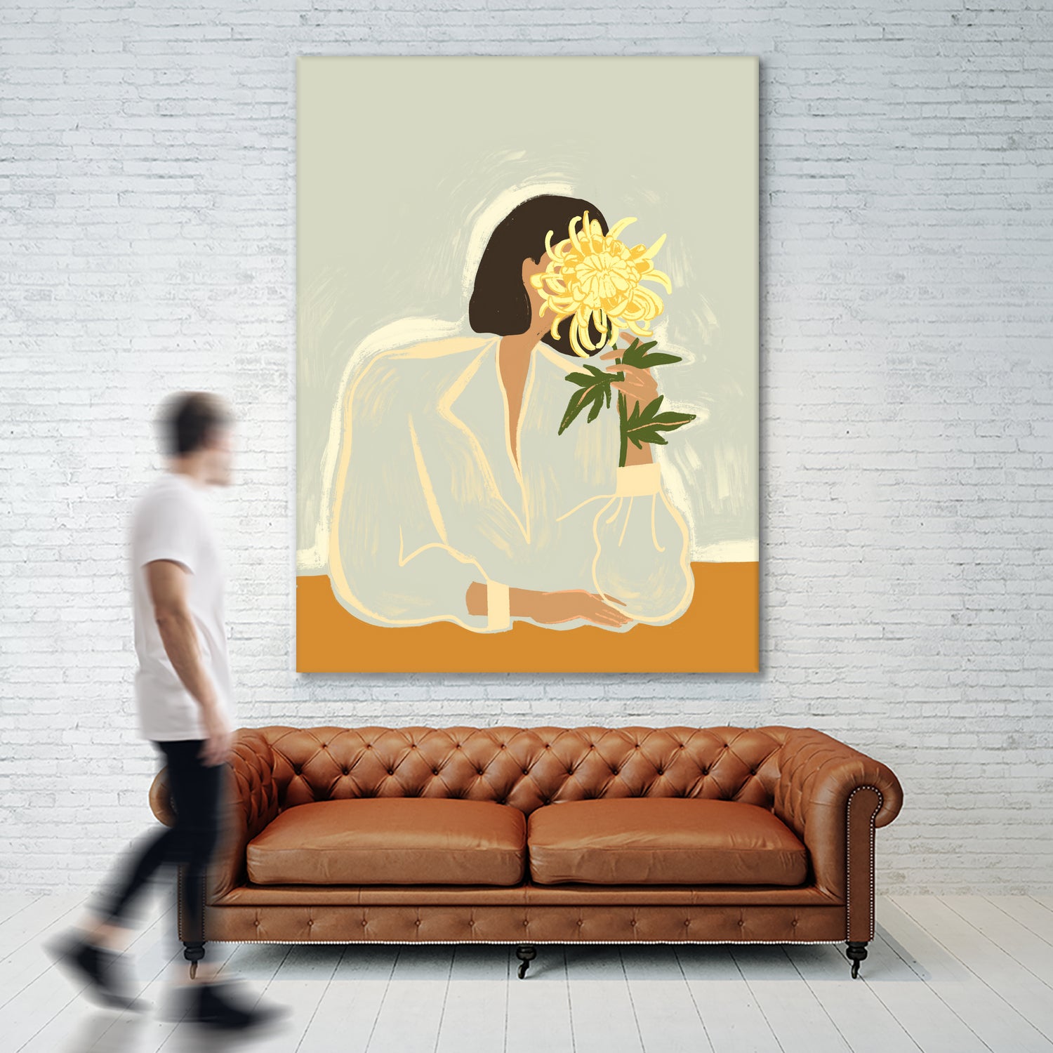 Thecrysanthemum by Arty on GIANT ART - figurative person