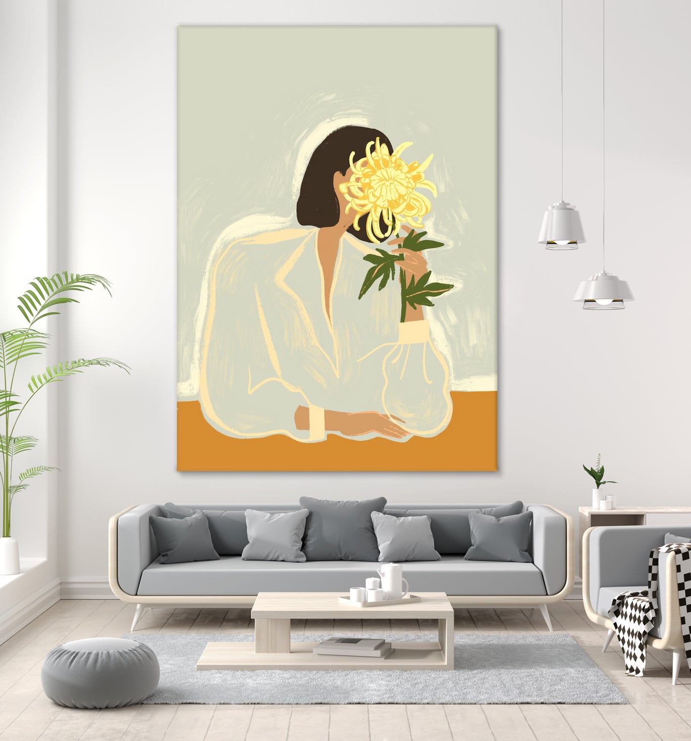 Thecrysanthemum by Arty on GIANT ART - figurative person