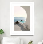 Aenaon Seaview Villa by Minorstep on GIANT ART - blue photgraphy harmony