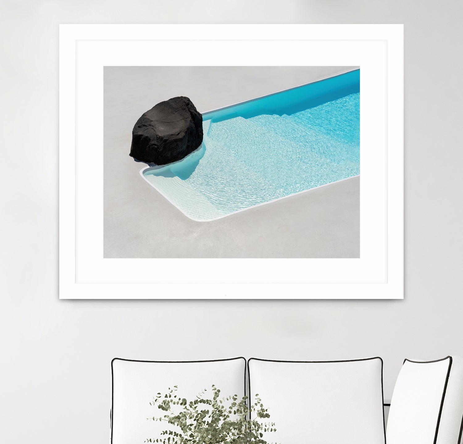 The Pool by Minorstep on GIANT ART - bleu photography greek