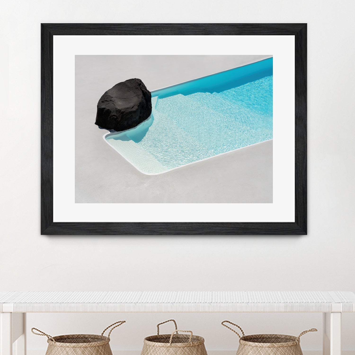 The Pool by Minorstep on GIANT ART - bleu photography greek