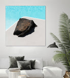 Rock By The Pool by Minorstep on GIANT ART - abstract rock