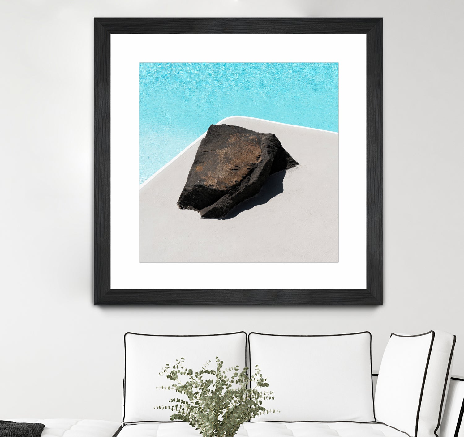 Rock By The Pool by Minorstep on GIANT ART - abstract rock