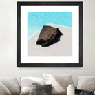 Rock By The Pool by Minorstep on GIANT ART - abstract rock