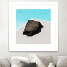 Rock By The Pool by Minorstep on GIANT ART - abstract rock