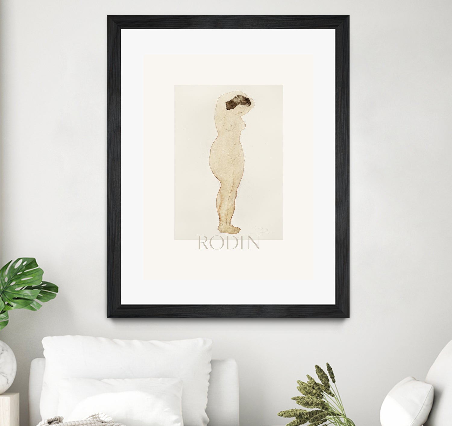 Nude by Standing With Hands On Head Auguste on GIANT ART - rodin auguste rodin rodin