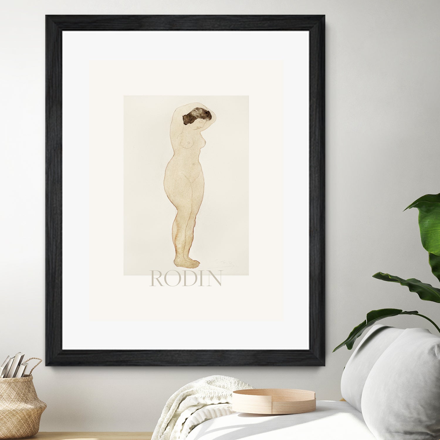 Nude by Standing With Hands On Head Auguste on GIANT ART - rodin auguste rodin rodin