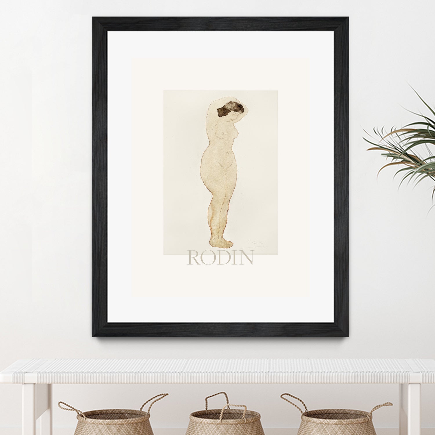 Nude by Standing With Hands On Head Auguste on GIANT ART - rodin auguste rodin rodin