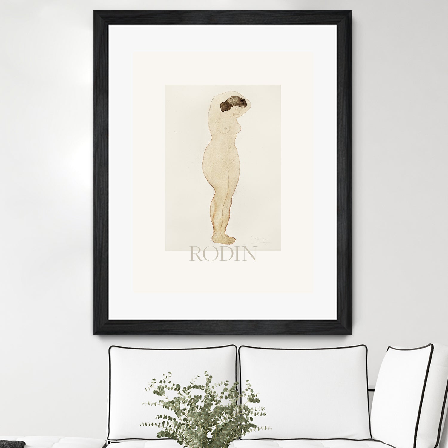 Nude by Standing With Hands On Head Auguste on GIANT ART - rodin auguste rodin rodin