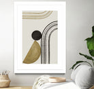 Scandi Gold Abstract by Anne-Marie on GIANT ART - abstract scandinavian style