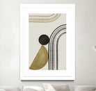 Scandi Gold Abstract by Anne-Marie on GIANT ART - abstract scandinavian style