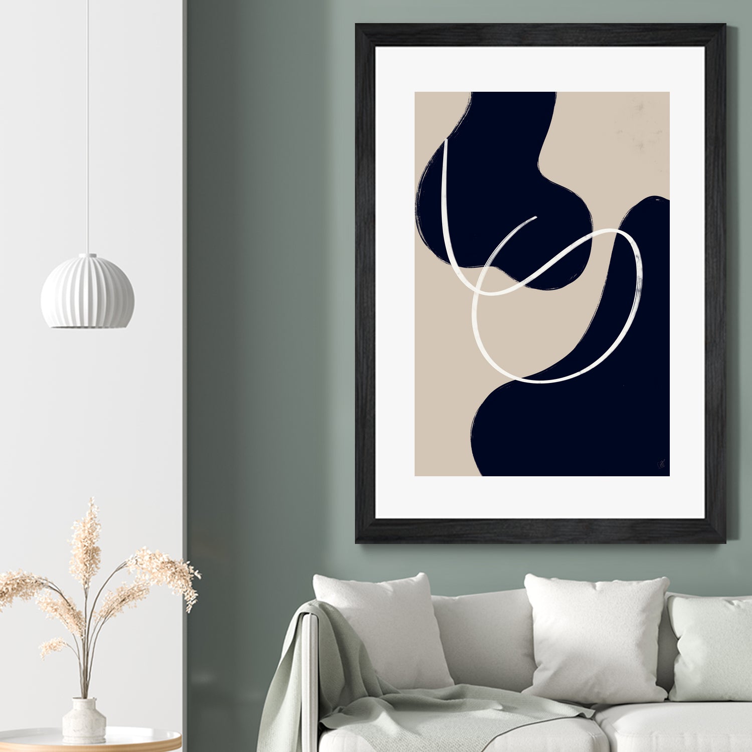 Scandi Abstract 3 by Anne-Marie on GIANT ART - abstract lines